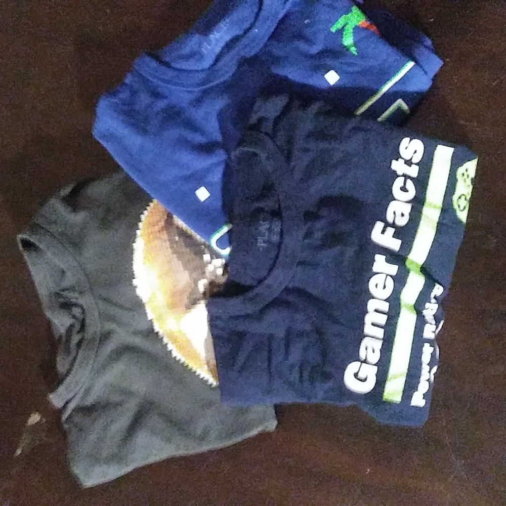 Three Children's Place short sleeve tees